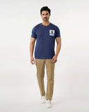 Eminent Men's Round Neck Half Sleeves Printed T-Shirt - Navy Blue, Men's T-Shirts & Polos, Eminent, Chase Value