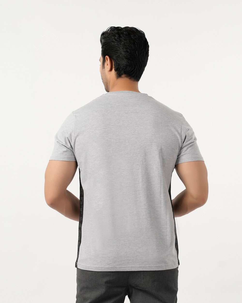 Eminent Men's Round Neck Half Sleeves Printed T-Shirt - Ash Grey, Men's T-Shirts & Polos, Eminent, Chase Value