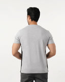 Eminent Men's Round Neck Half Sleeves Printed T-Shirt - Ash Grey, Men's T-Shirts & Polos, Eminent, Chase Value