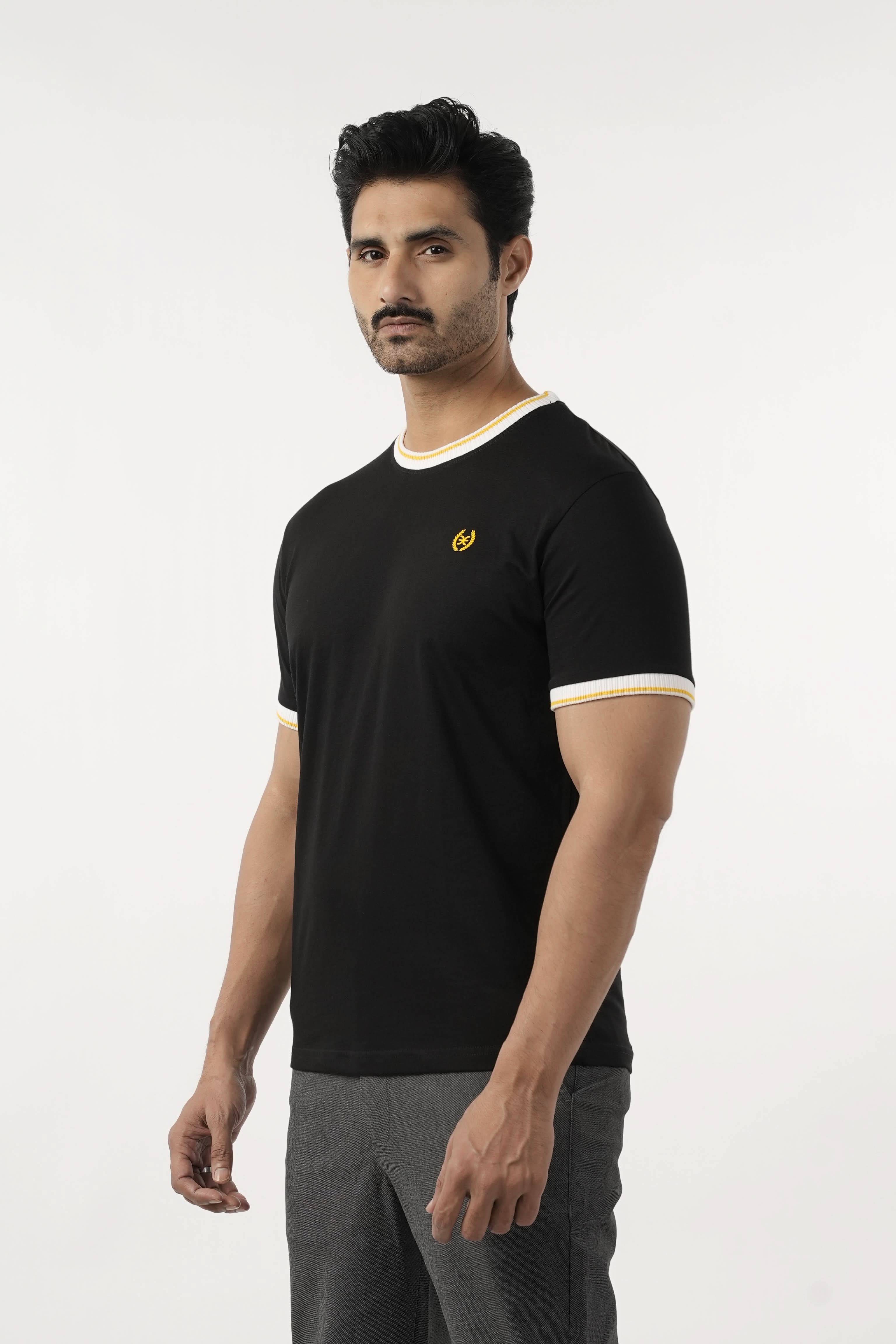 Eminent Men's Half Sleeves T-Shirt - Black, Men's T-Shirts & Polos, Eminent, Chase Value
