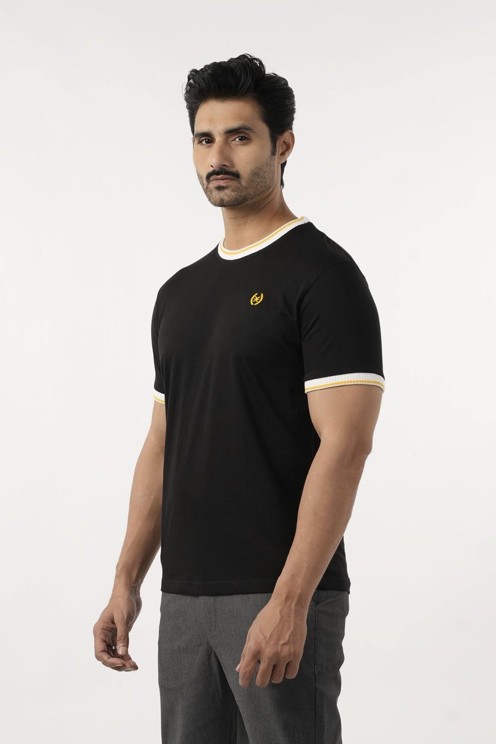 Eminent Men's Half Sleeves T-Shirt - Black, Men's T-Shirts & Polos, Eminent, Chase Value