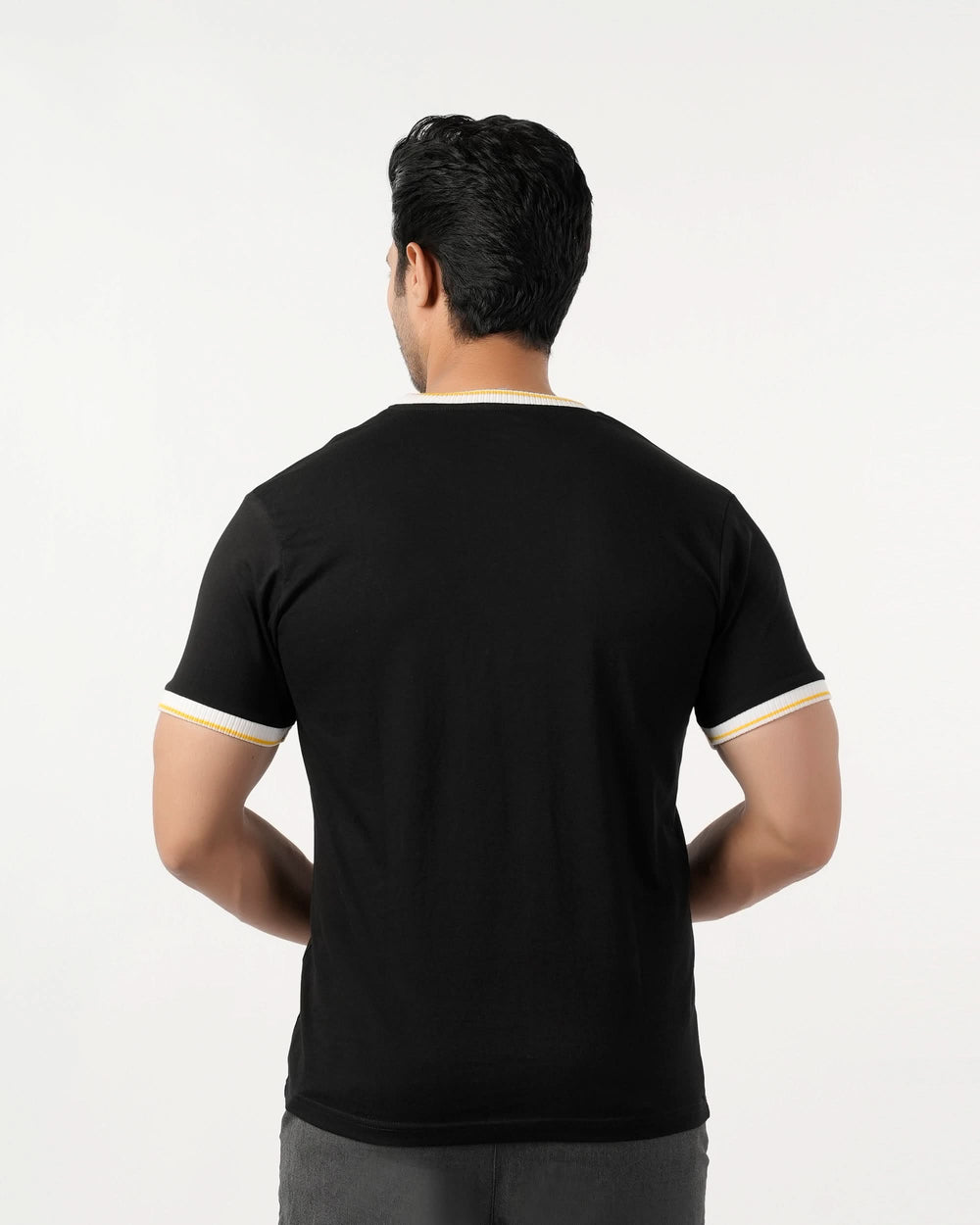 Eminent Men's Half Sleeves T-Shirt - Black, Men's T-Shirts & Polos, Eminent, Chase Value