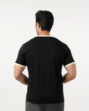 Eminent Men's Half Sleeves T-Shirt - Black, Men's T-Shirts & Polos, Eminent, Chase Value