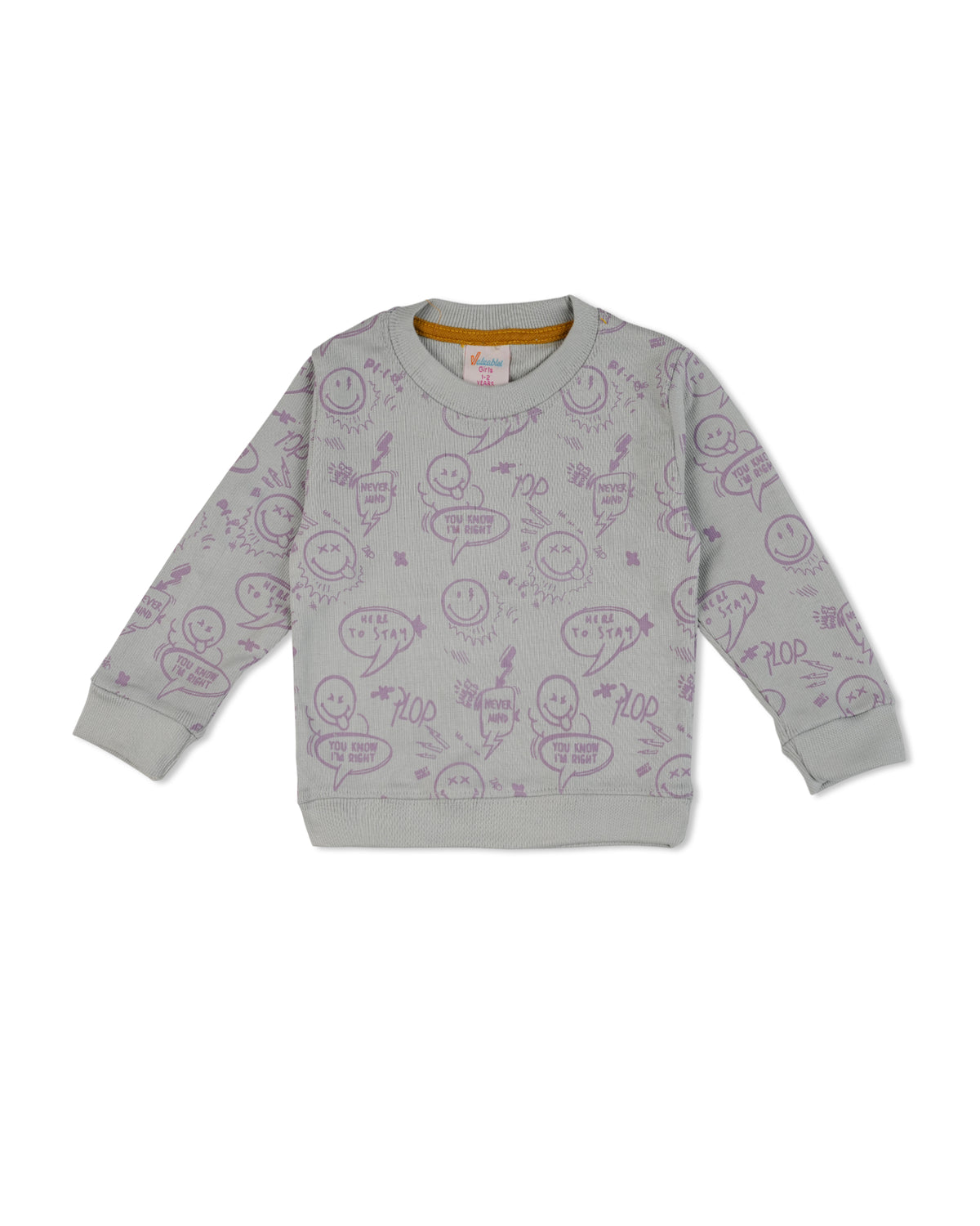 Valuables Girl’s Sweatshirt, Girls Hoodies & Sweat Shirts, Chase Value, Chase Value