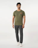 Eminent Men's Round Neck Half Sleeves Printed T-Shirt - Green, Men's T-Shirts & Polos, Eminent, Chase Value