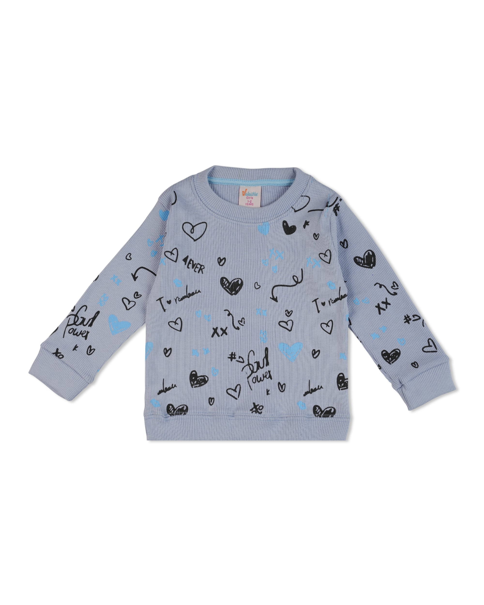 Valuables Girl’s Sweatshirt, Girls Hoodies & Sweat Shirts, Chase Value, Chase Value