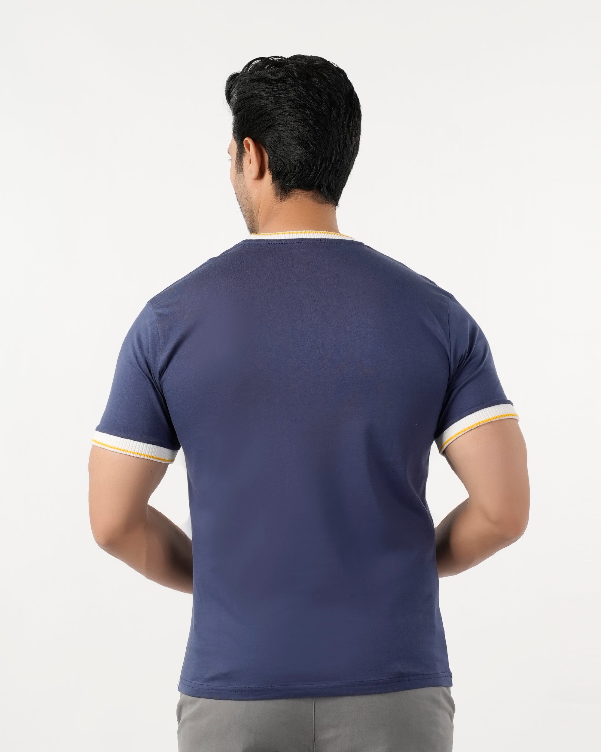 Eminent Men's Half Sleeves T-Shirt - Navy Blue, Men's T-Shirts & Polos, Eminent, Chase Value