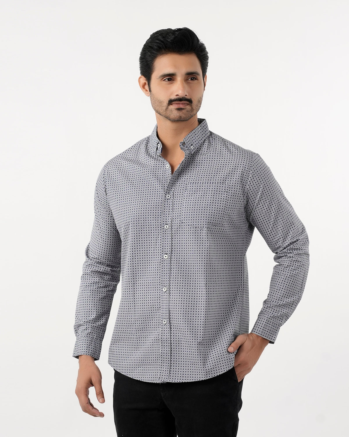 Eminent Men's Casual Printed Shirt - Navy Blue, Men's Shirts, Eminent, Chase Value