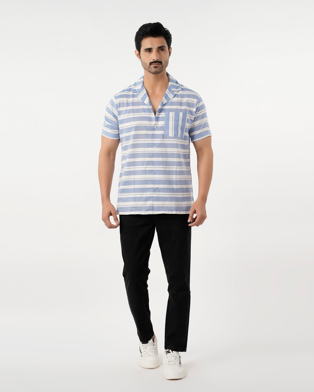 Eminent Men's Casual Half Sleeves Strip Shirt - Stripe, Men's Shirts, Eminent, Chase Value