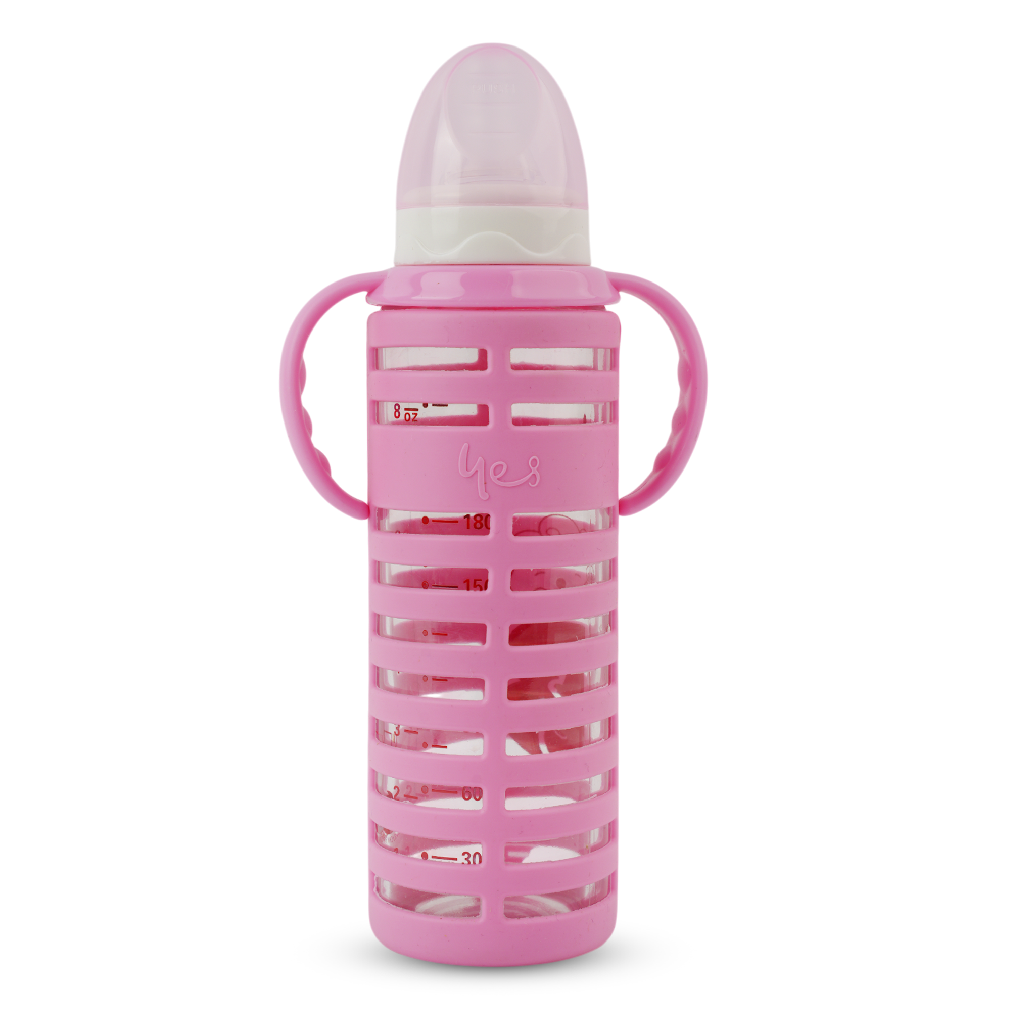 Yes Glass Bottle 240Ml, Feeding Supplies, Chase Value, Chase Value