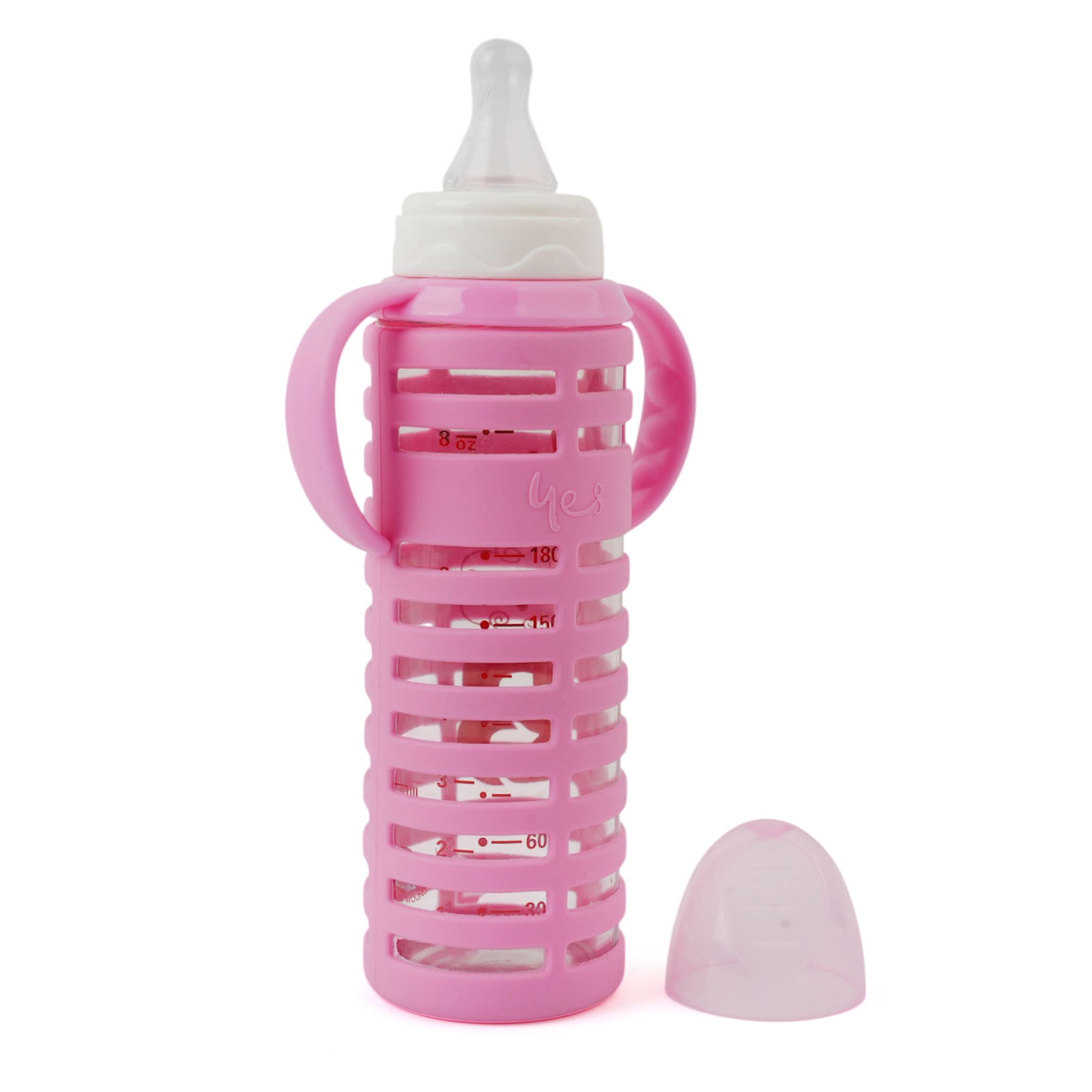 Yes Glass Bottle 240Ml, Feeding Supplies, Chase Value, Chase Value