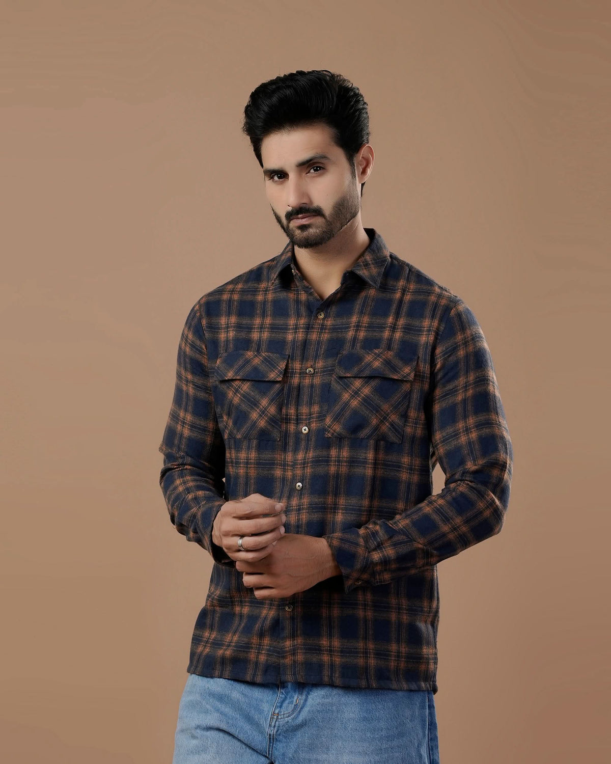 Eminent Men's Casual Flannel Check Shirt, Men's Shirts, Eminent, Chase Value
