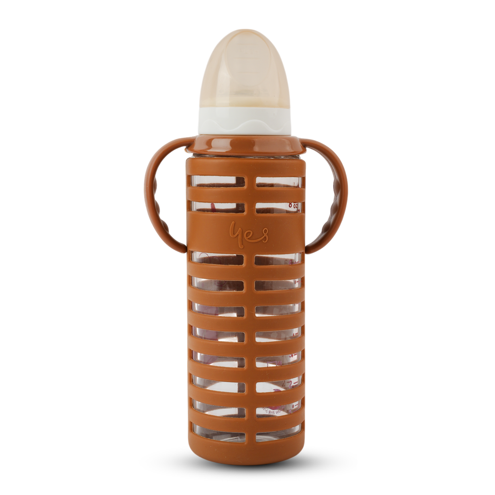 Yes Glass Bottle 240Ml, Feeding Supplies, Chase Value, Chase Value