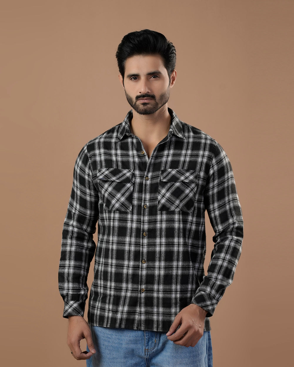 Eminent Men's Casual Full Sleevs Flannel Shirt, Men's Shirts, Eminent, Chase Value