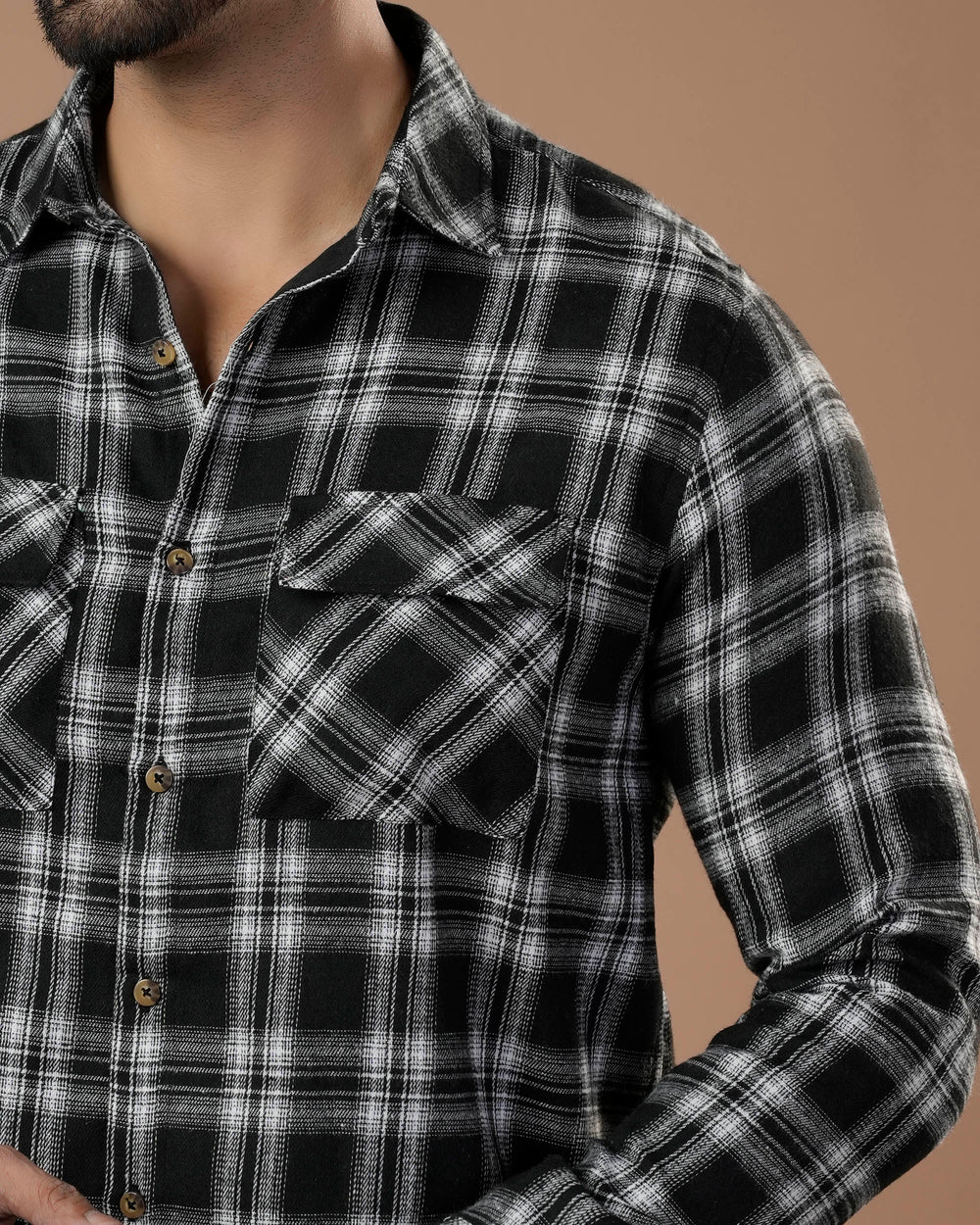 Eminent Men's Casual Full Sleevs Flannel Shirt, Men's Shirts, Eminent, Chase Value