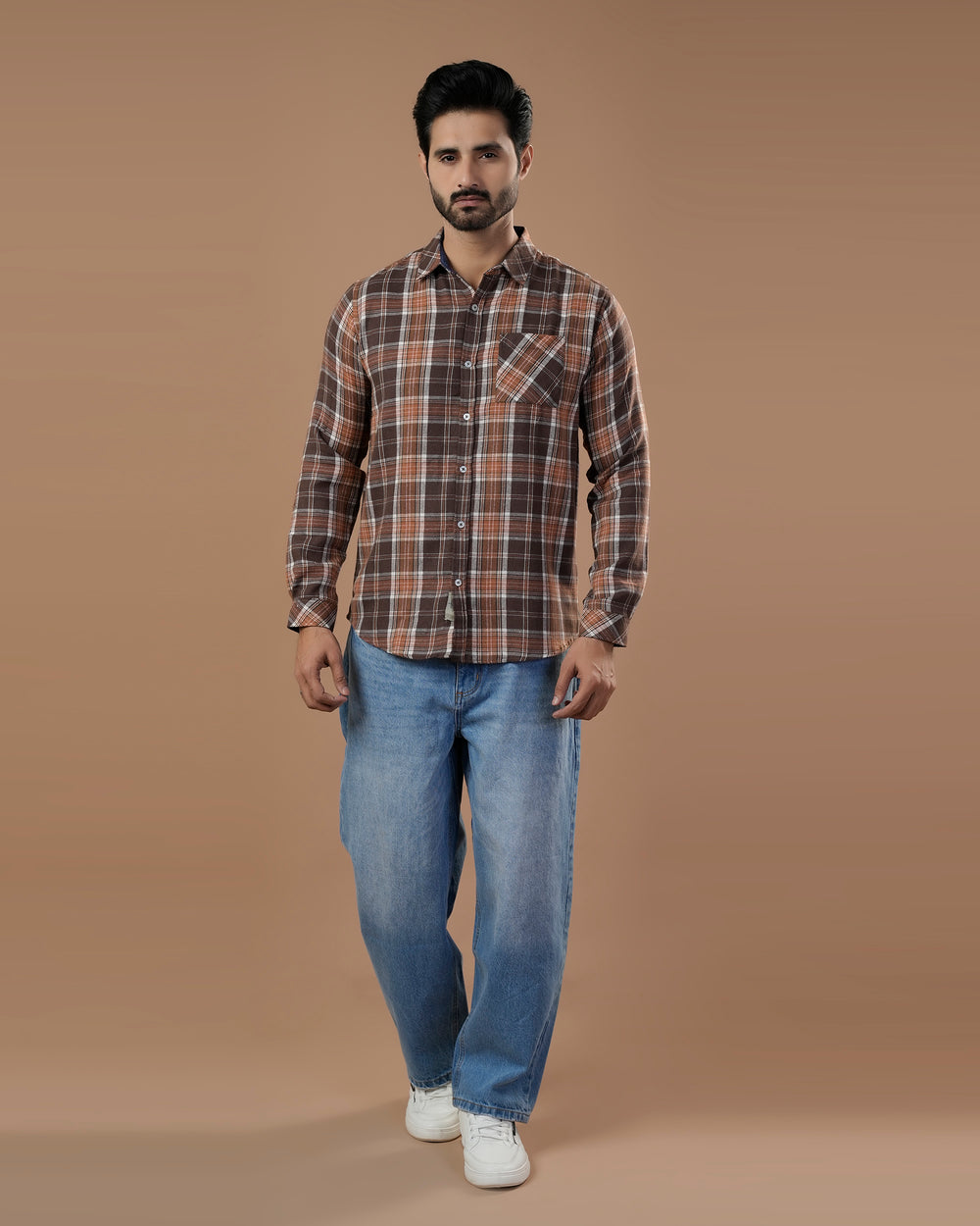 Eminent Men's Casual Full Sleevs Flannel Shirt, Men's Shirts, Eminent, Chase Value
