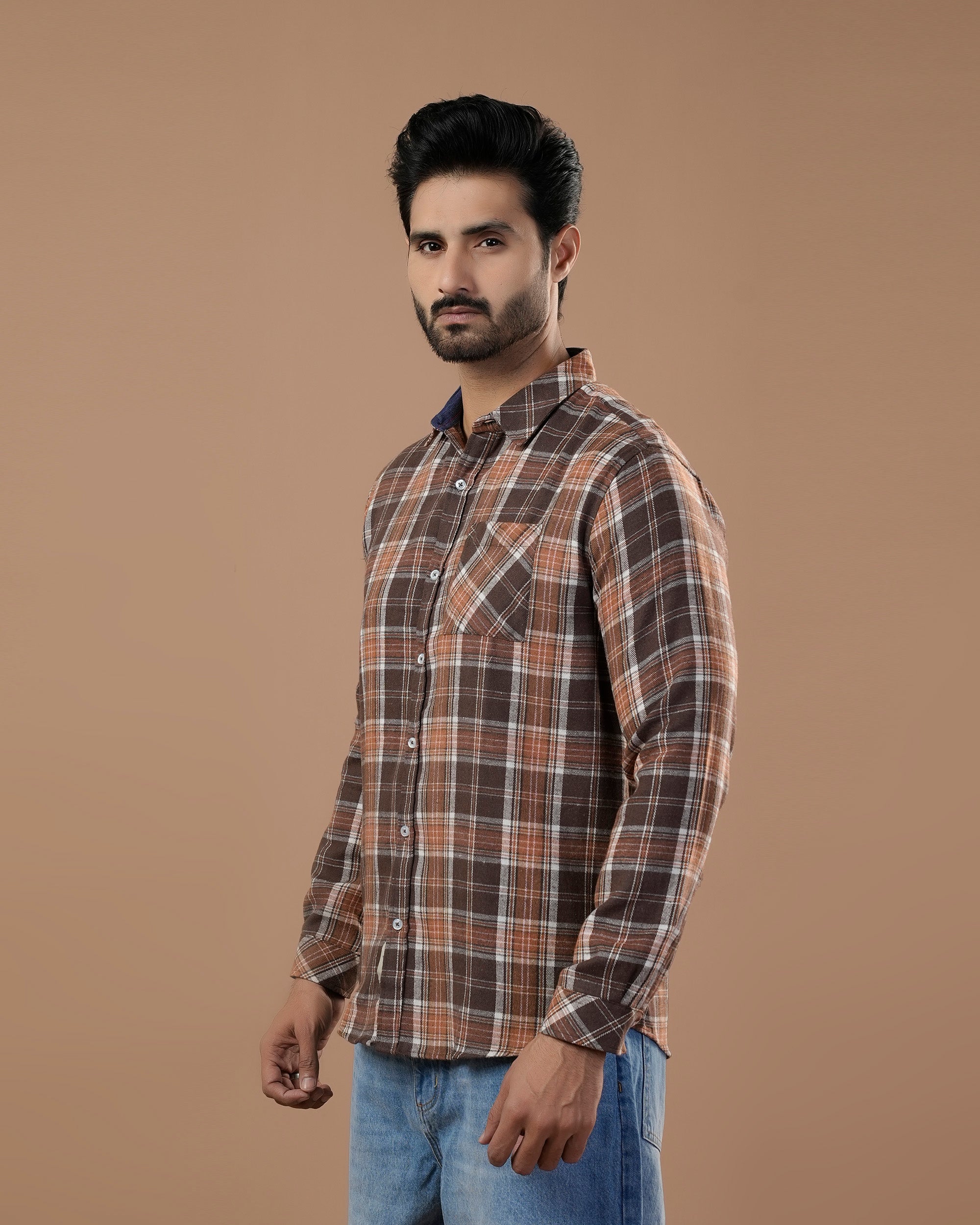Eminent Men's Casual Full Sleevs Flannel Shirt, Men's Shirts, Eminent, Chase Value