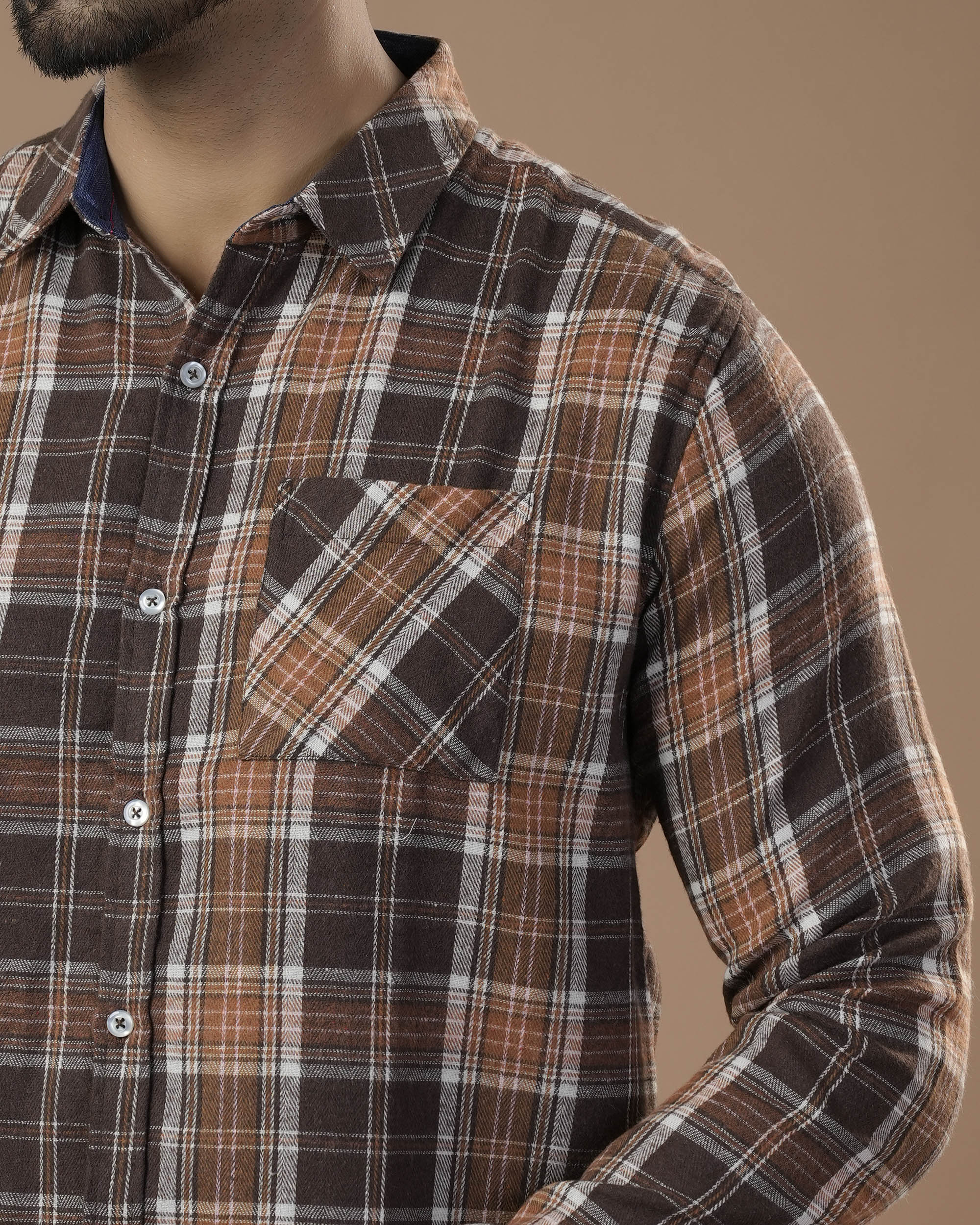 Eminent Men's Casual Full Sleevs Flannel Shirt, Men's Shirts, Eminent, Chase Value