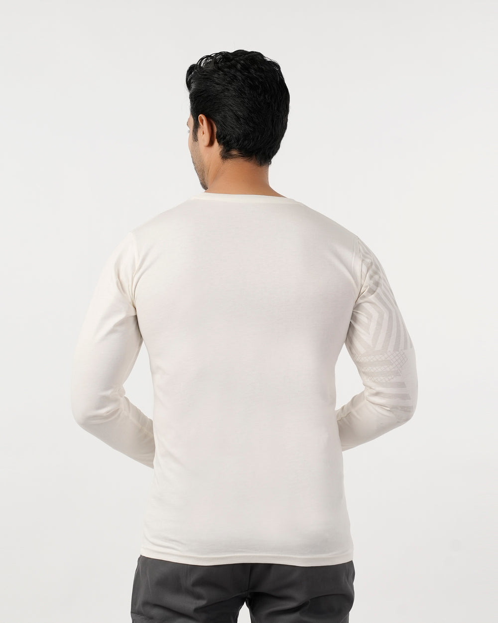 Eminent Men's Round Neck Full Sleeves T-Shirt - Off White, Men's Sweater & Sweat Shirts, Eminent, Chase Value
