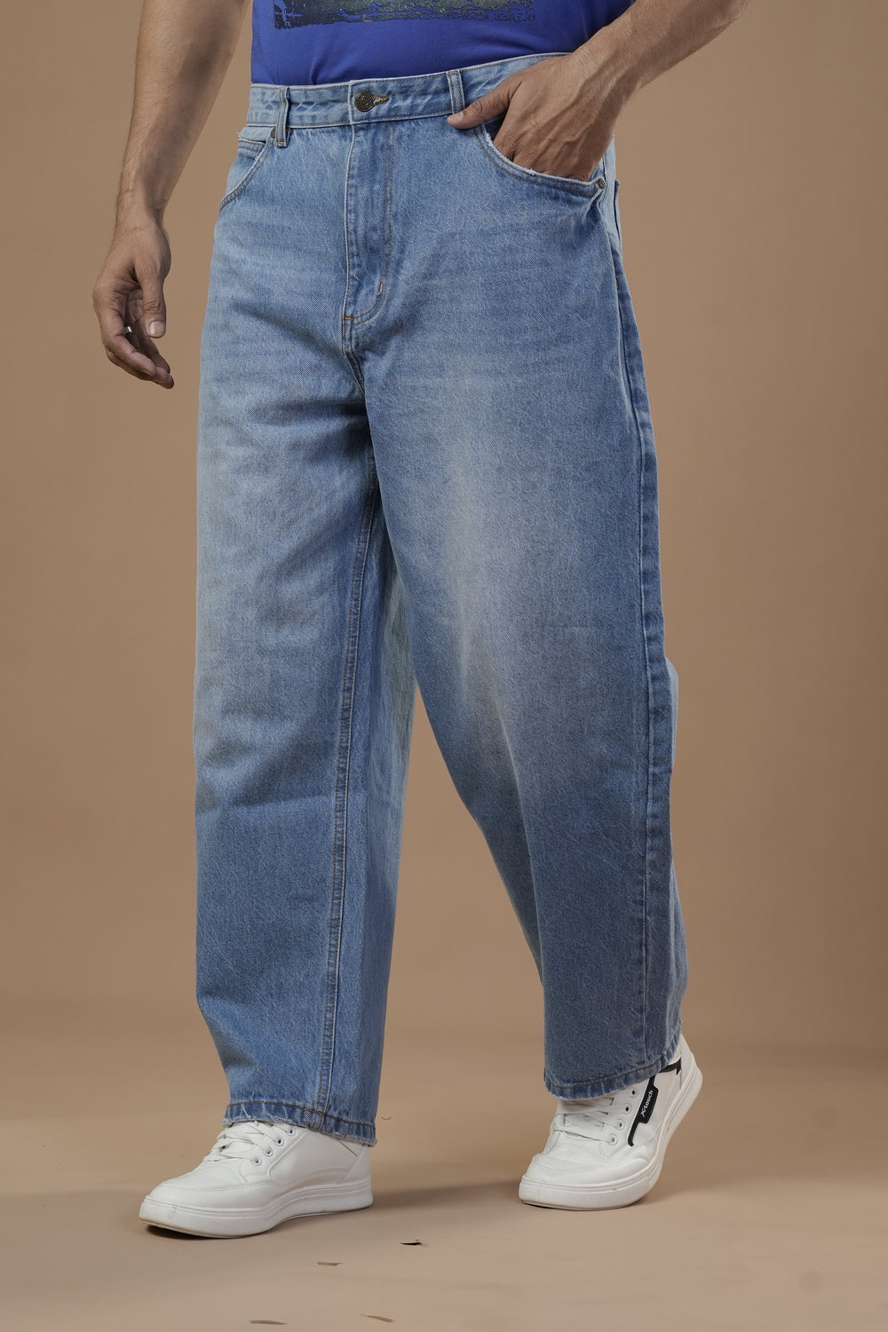 Men’s Baggy Denim Pant, Men's Casual Pants & Jeans, Chase Value, Chase Value