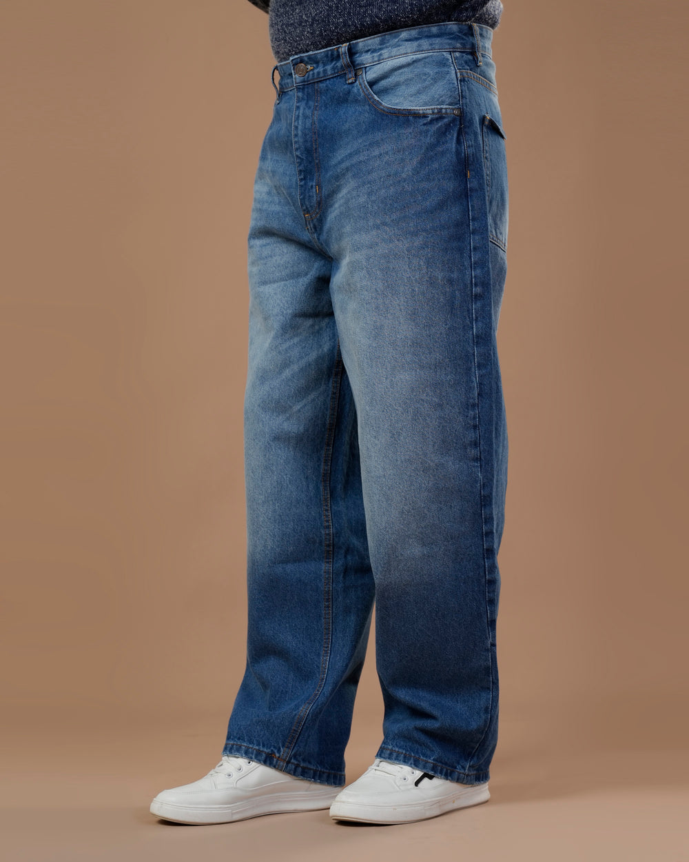 Men’s Baggy Denim Pant, Men's Casual Pants & Jeans, Chase Value, Chase Value