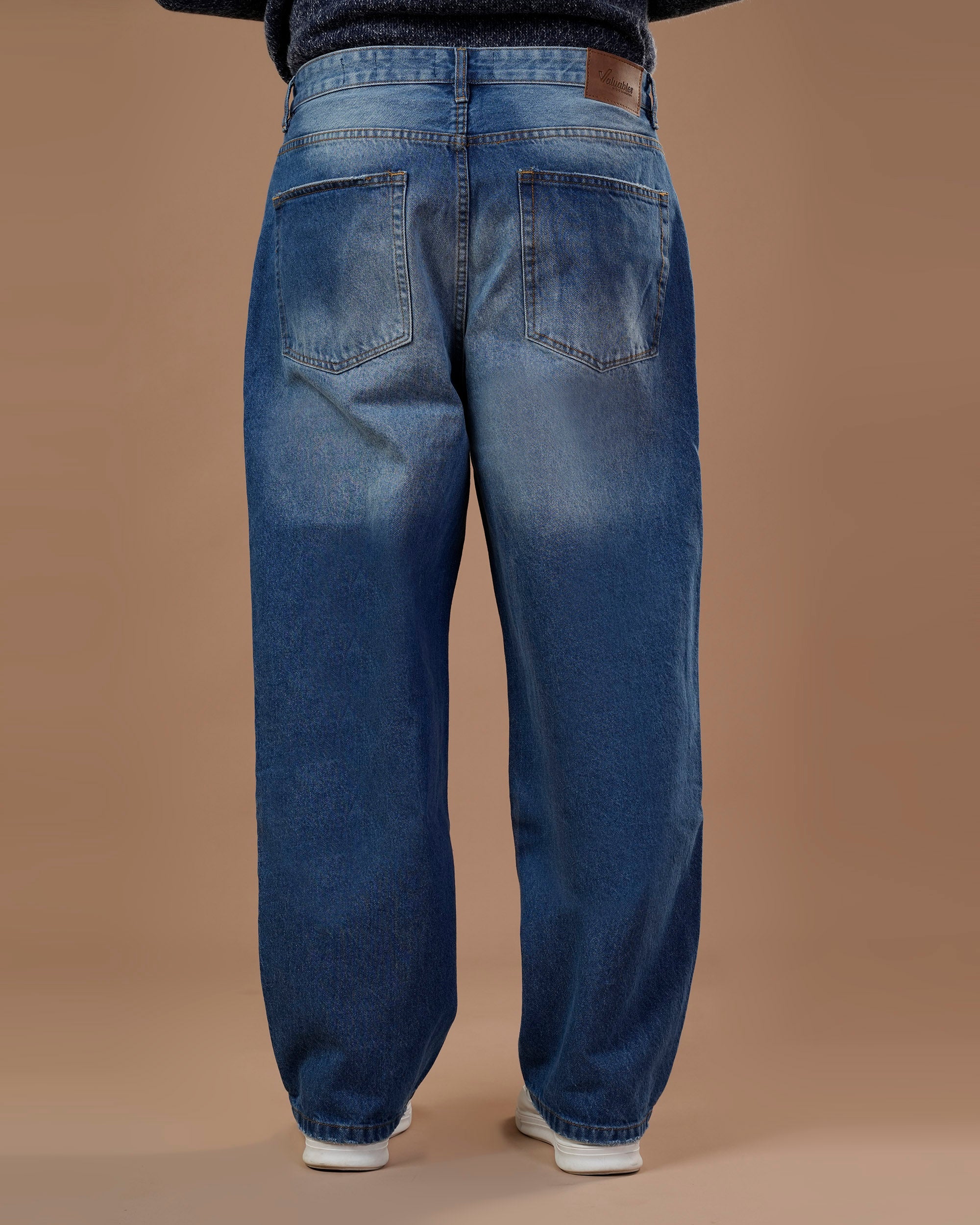 Men’s Baggy Denim Pant, Men's Casual Pants & Jeans, Chase Value, Chase Value