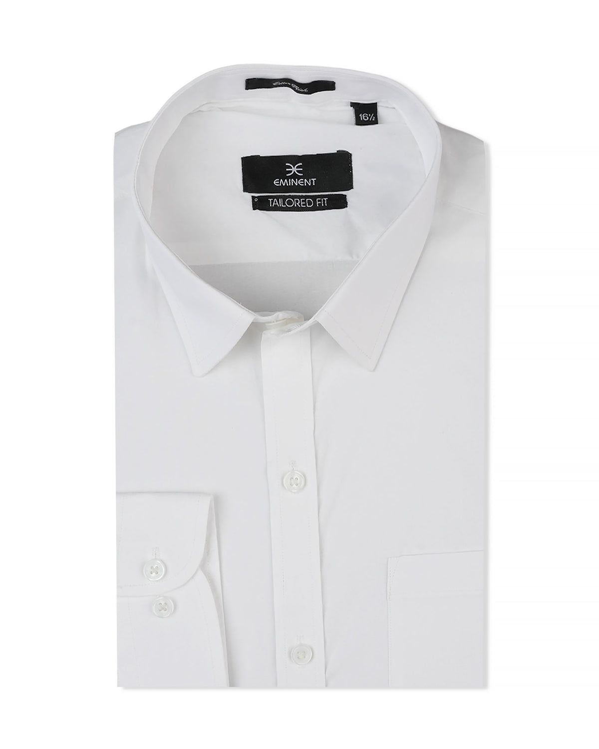 Eminent Men's Formal Plain Shirt - White, Men's Shirts, Eminent, Chase Value