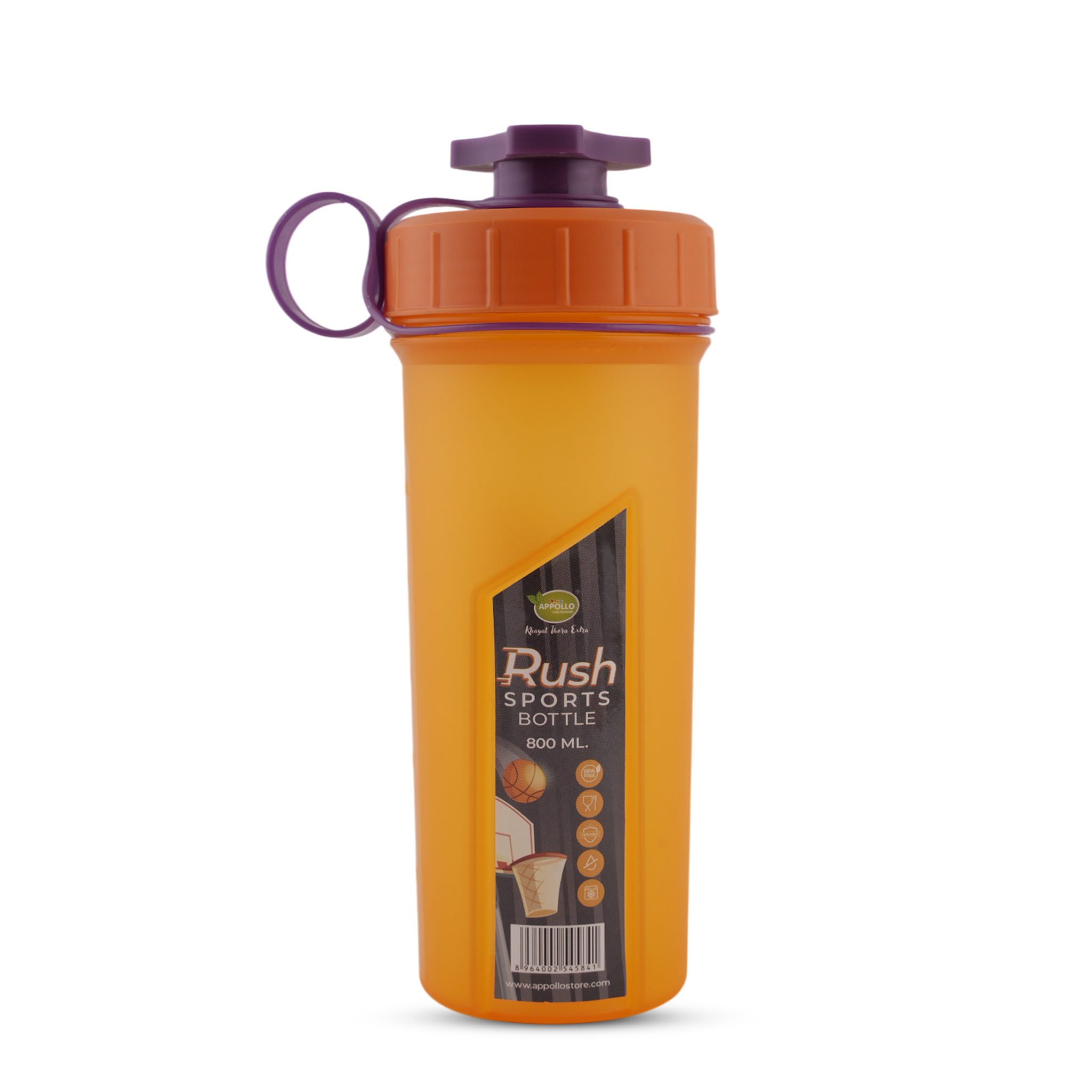 Apollo Rush Water Bottle 800ml, Water Bottle, Chase Value, Chase Value