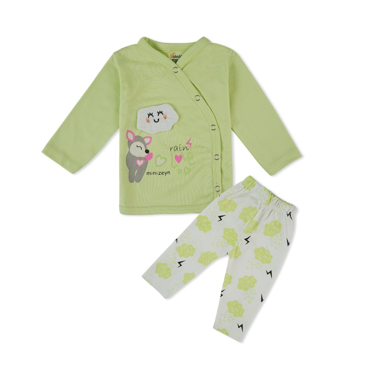 Valuables Newborn Girls Full Sleeves Suits, Newborn Girls Sets & Suits, Chase Value, Chase Value