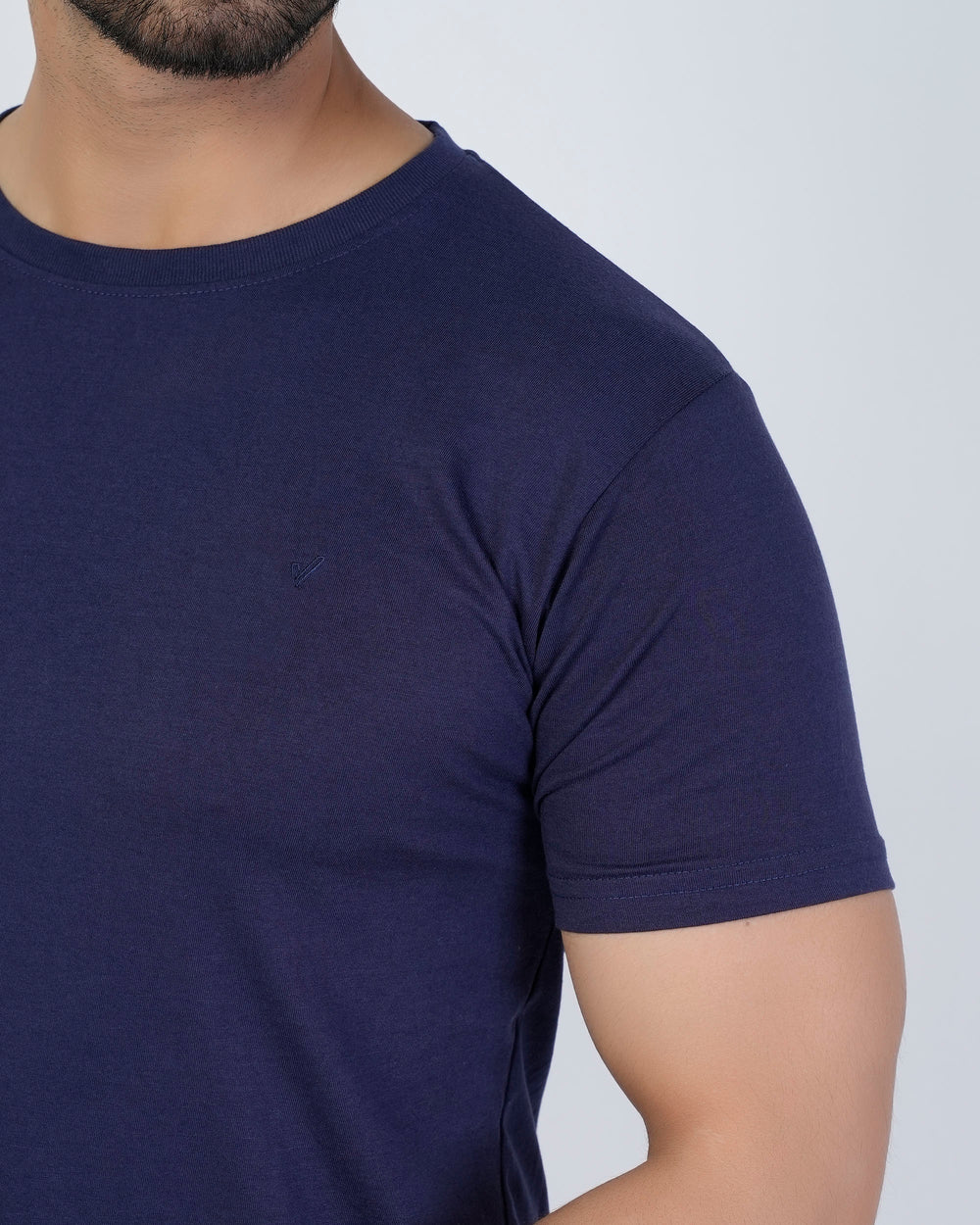 Valuable Men's Half Sleeves Round Neck T-Shirt - Navy Blue, Men's T-Shirts & Polos, Chase Value, Chase Value