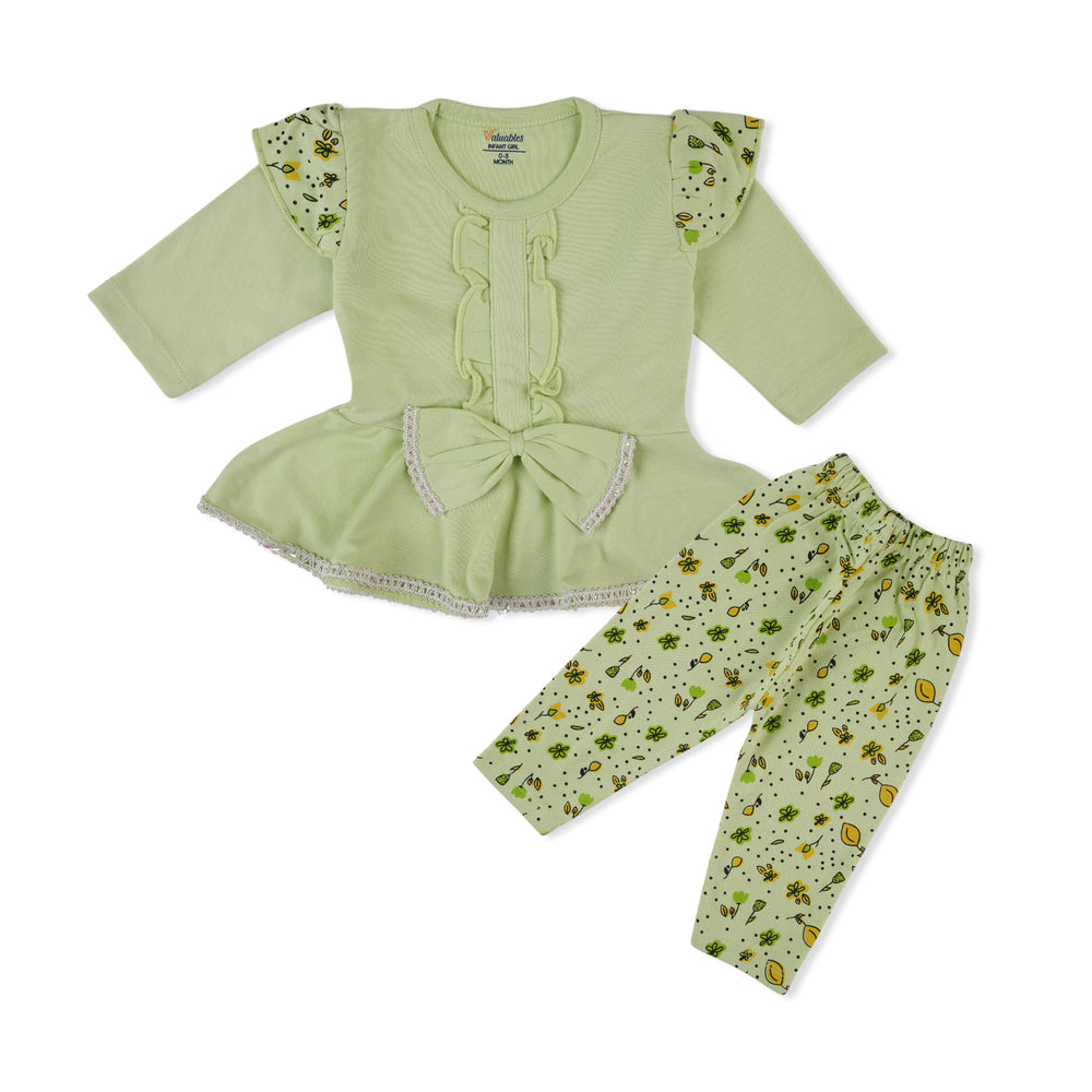 Valuables Newborn Girls Full Sleeves Suits, Newborn Girls Sets & Suits, Chase Value, Chase Value