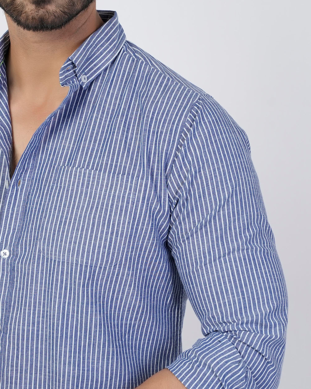 Eminent Men's Casual Full Sleeves Stripe Shirt, Men's Shirts, Eminent, Chase Value