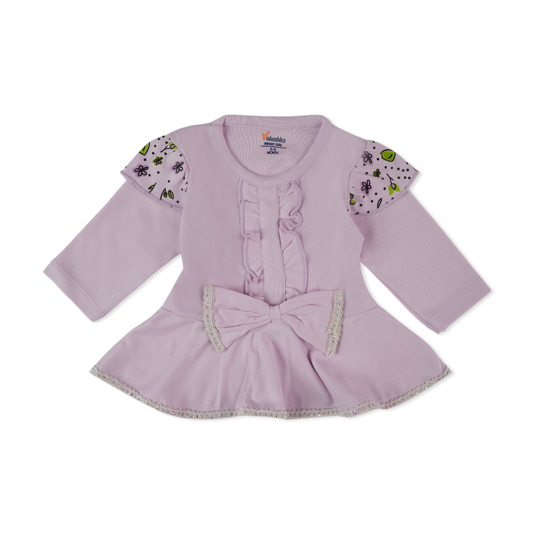 Valuables Newborn Girls Full Sleeves Suits, Newborn Girls Sets & Suits, Chase Value, Chase Value