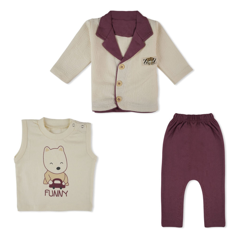 Newborn Boys Full Sleeves Suit, Newborn Boys Sets & Suits, Chase Value, Chase Value