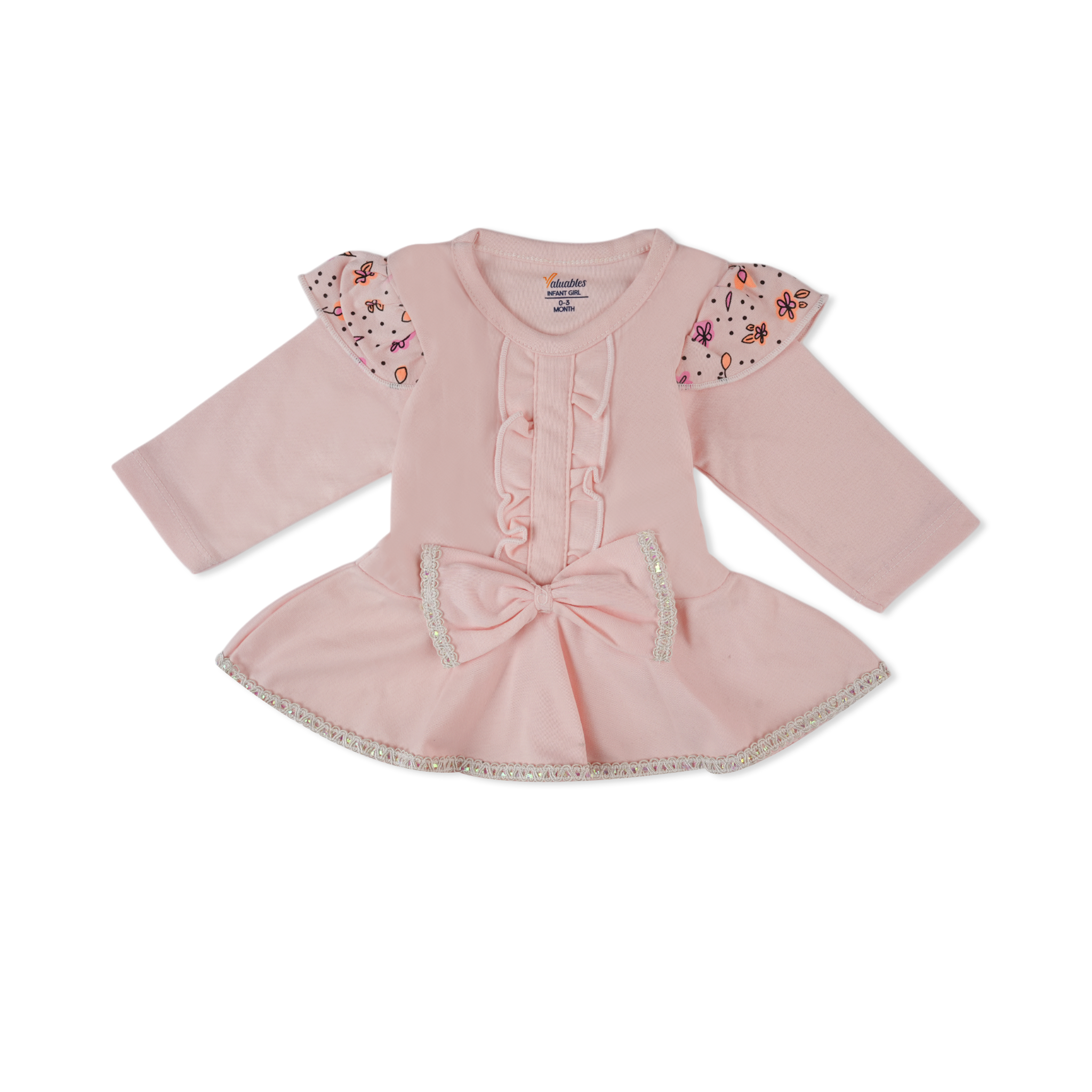 Valuables Newborn Girls Full Sleeves Suits, Newborn Girls Sets & Suits, Chase Value, Chase Value