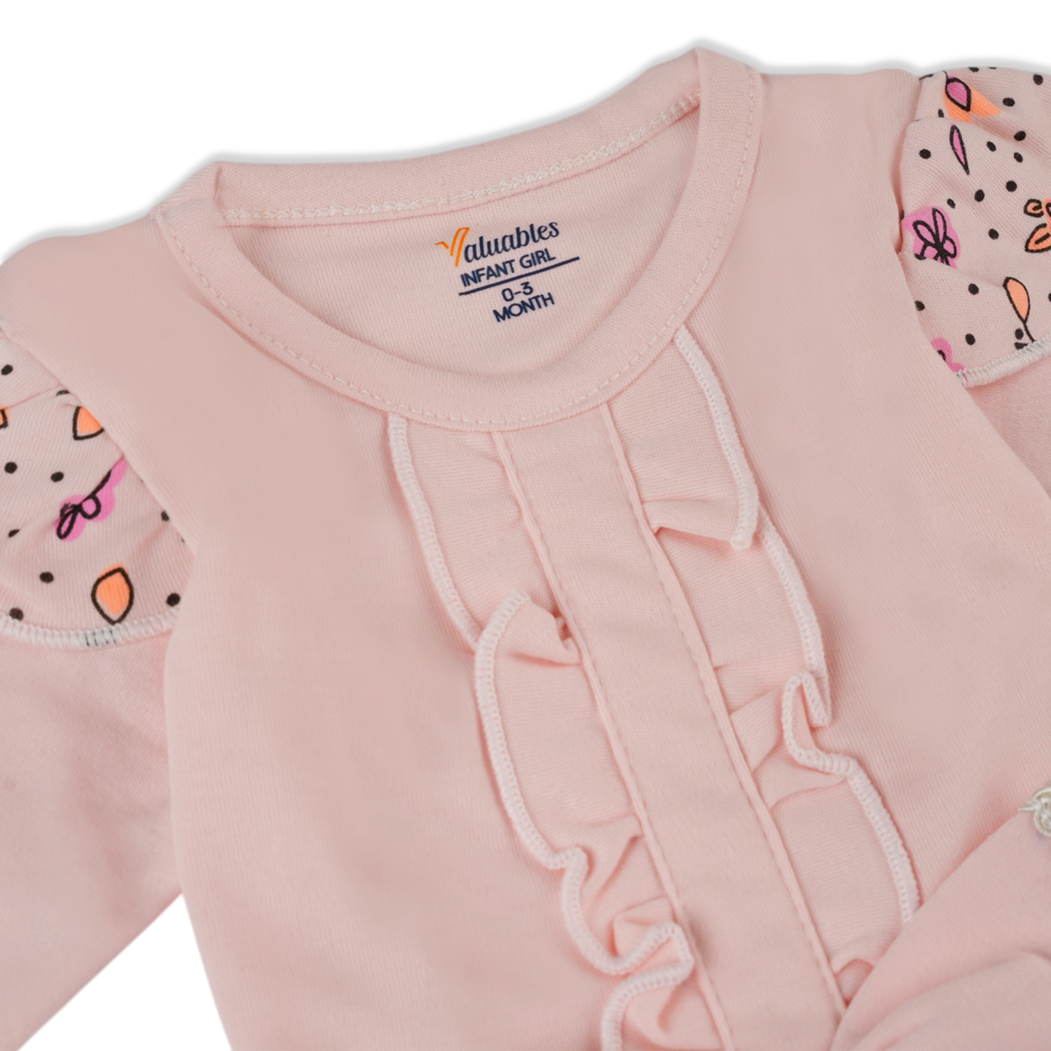 Valuables Newborn Girls Full Sleeves Suits, Newborn Girls Sets & Suits, Chase Value, Chase Value