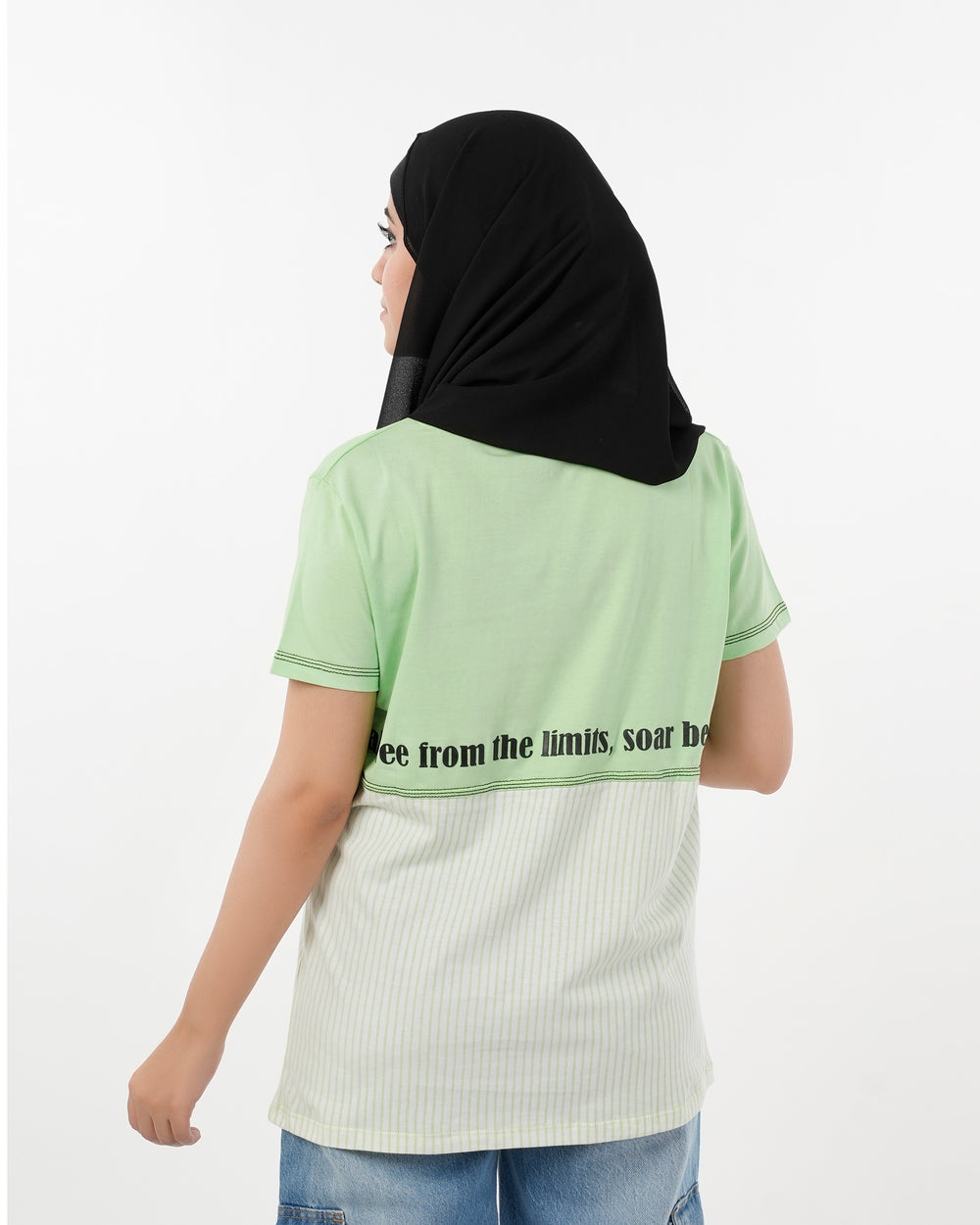 Eminent Women's Half Sleeves Printed T-Shirt - Green, Women T-Shirts & Tops, Eminent, Chase Value