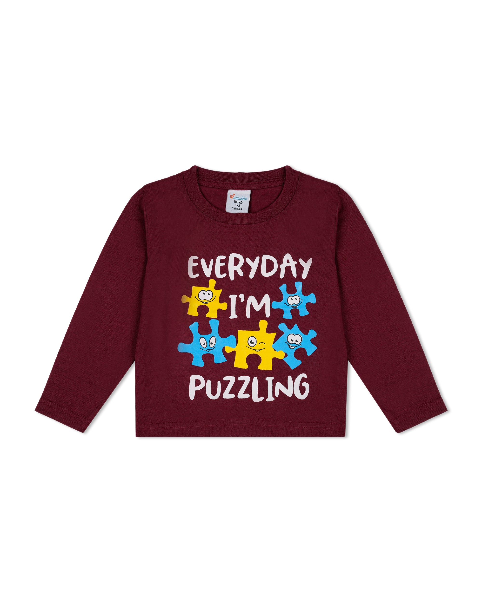 Valuables Boy’s Full Sleeves T-Shirt, Boys T-Shirts, Chase Value, Chase Value