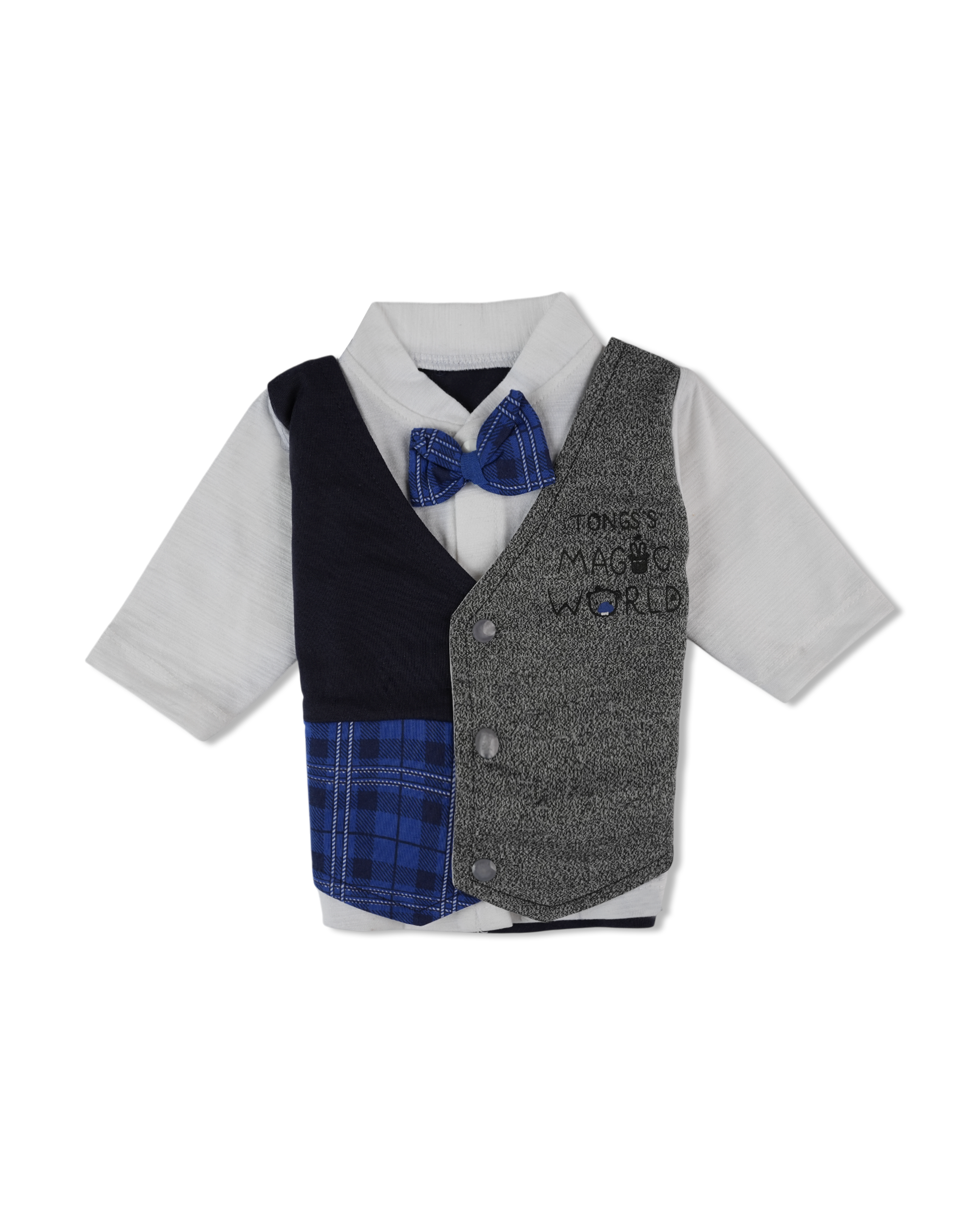 Newborn Boys Full Sleeves Suit