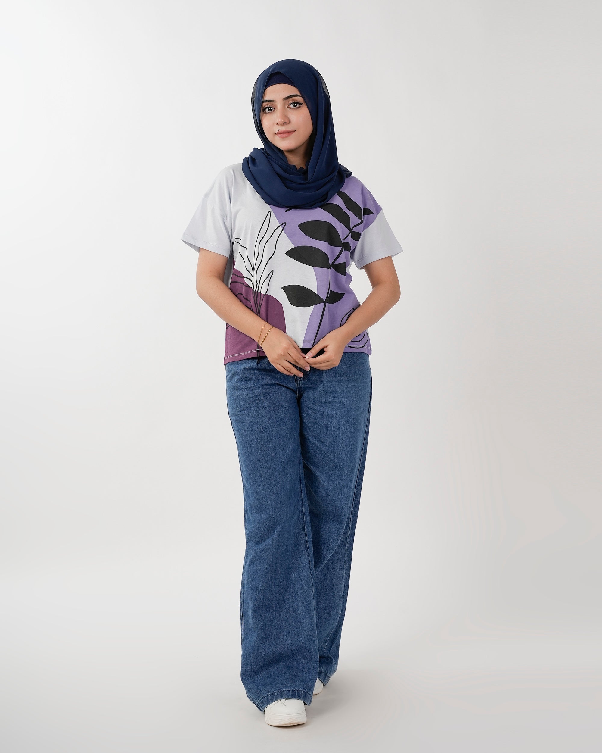 Eminent Women's Half Sleeves T-Shirt - Blue, Women T-Shirts & Tops, Eminent, Chase Value