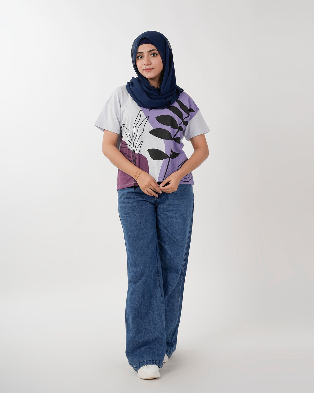 Eminent Women's Half Sleeves T-Shirt - Blue, Women T-Shirts & Tops, Eminent, Chase Value