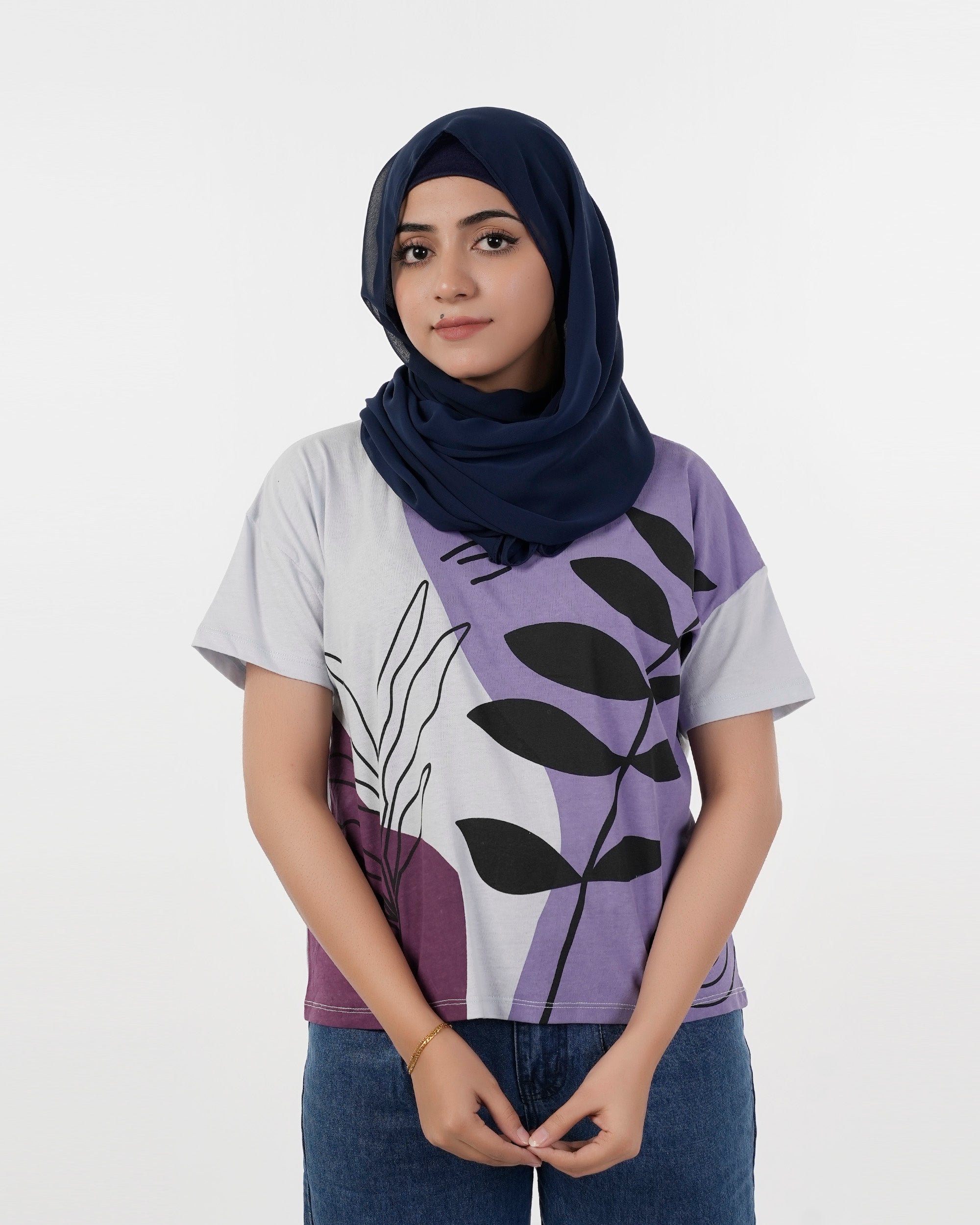 Eminent Women's Half Sleeves T-Shirt - Blue, Women T-Shirts & Tops, Eminent, Chase Value