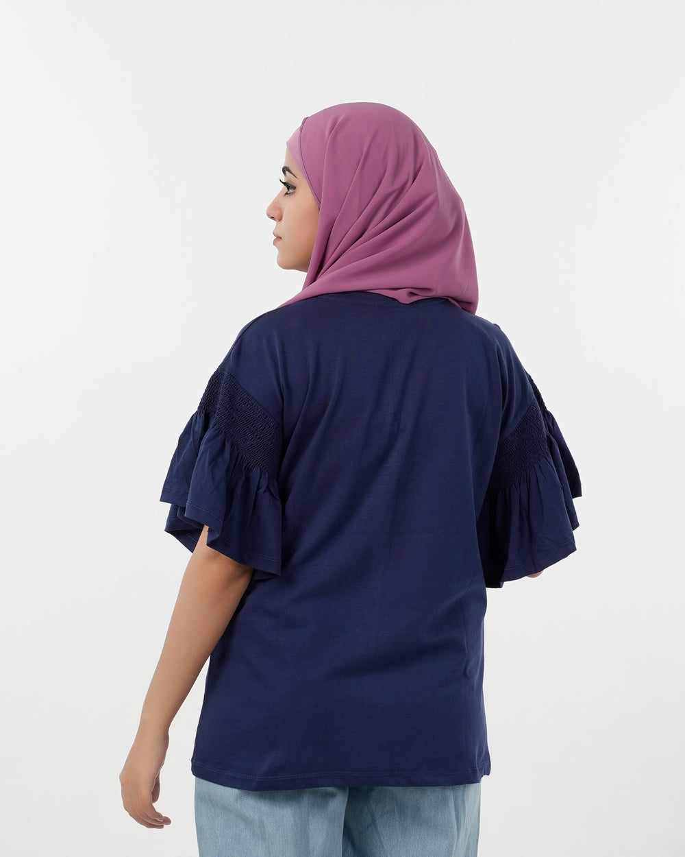 Eminent Women's Half Sleeves Printed T-Shirt - Navy Blue, Women T-Shirts & Tops, Eminent, Chase Value