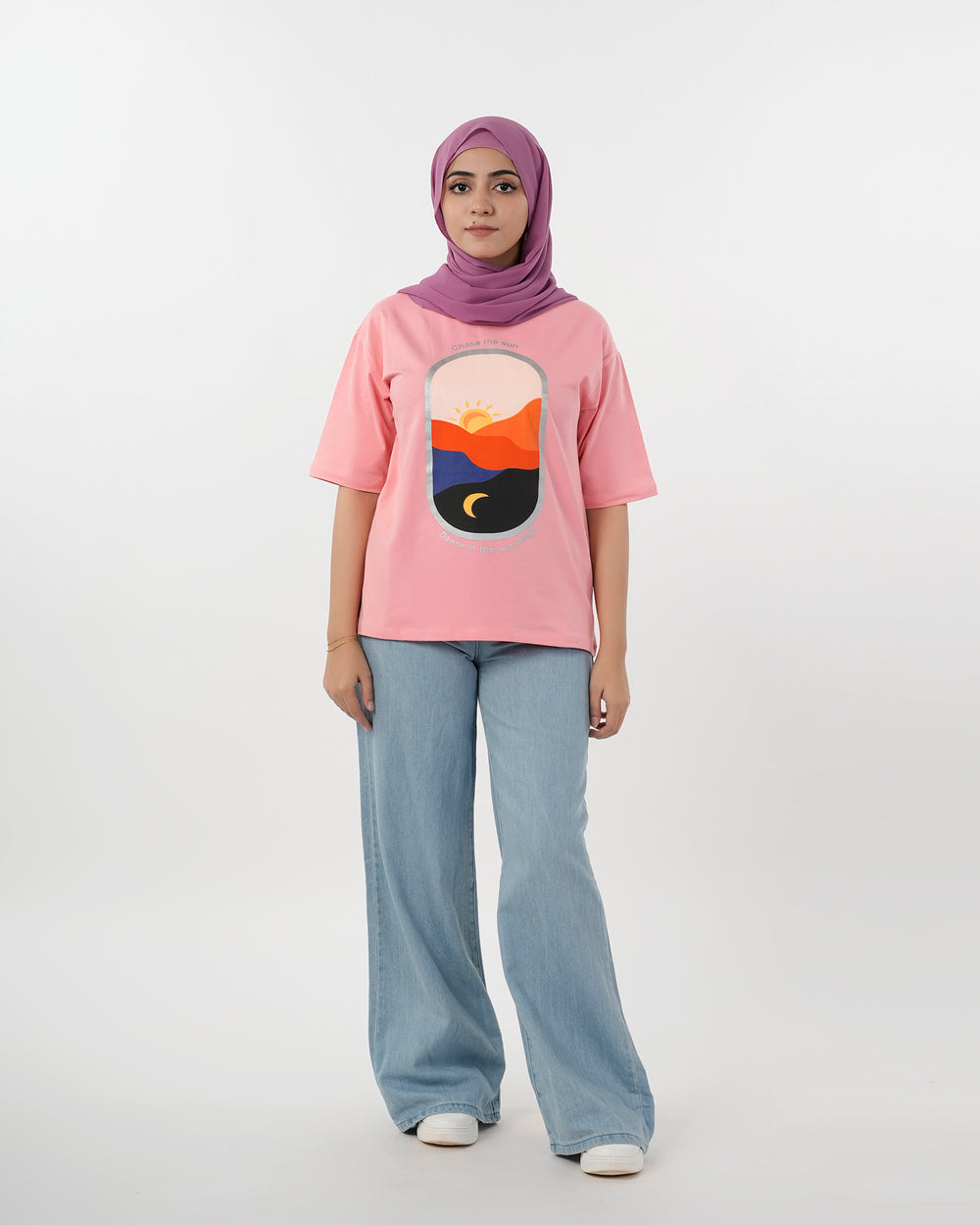 Eminent Women's Half Sleeves Printed T-Shirt - Flamingo, Women T-Shirts & Tops, Eminent, Chase Value