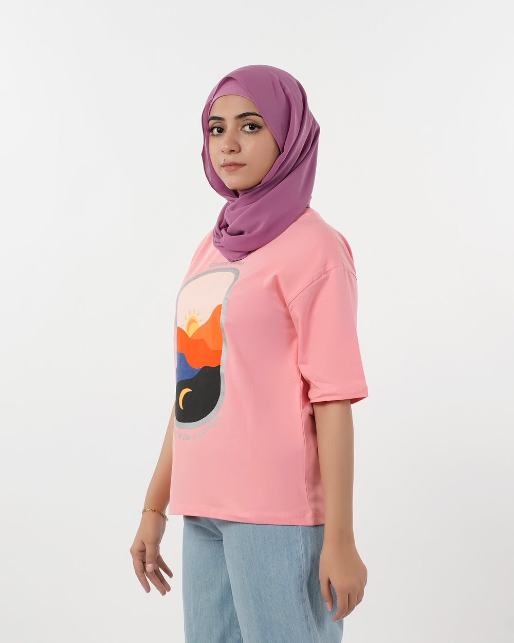 Eminent Women's Half Sleeves Printed T-Shirt - Flamingo, Women T-Shirts & Tops, Eminent, Chase Value