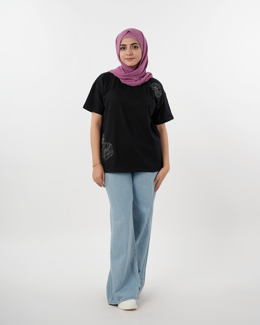 Eminent Women's Half Sleeves T-Shirt - Black, Women T-Shirts & Tops, Eminent, Chase Value