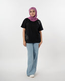 Eminent Women's Half Sleeves T-Shirt - Black, Women T-Shirts & Tops, Eminent, Chase Value