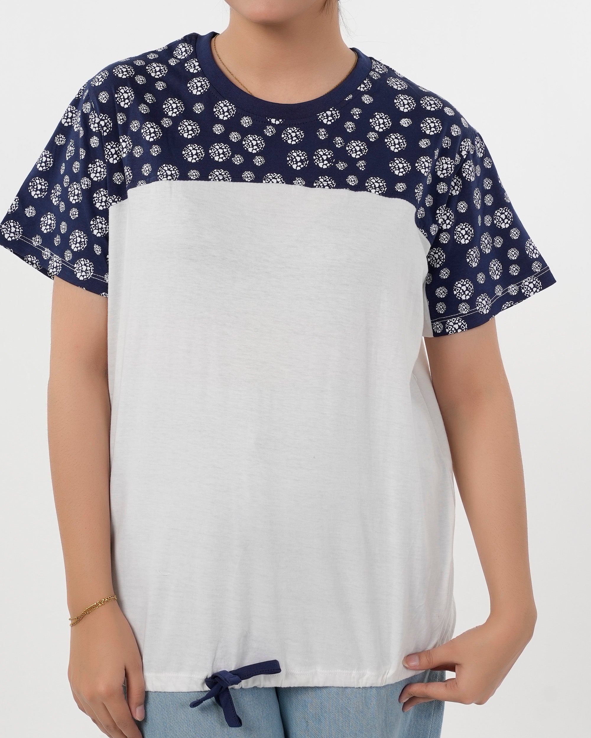 Eminent Women's Half Sleeves T-Shirt - Mid Blue, Women T-Shirts & Tops, Eminent, Chase Value