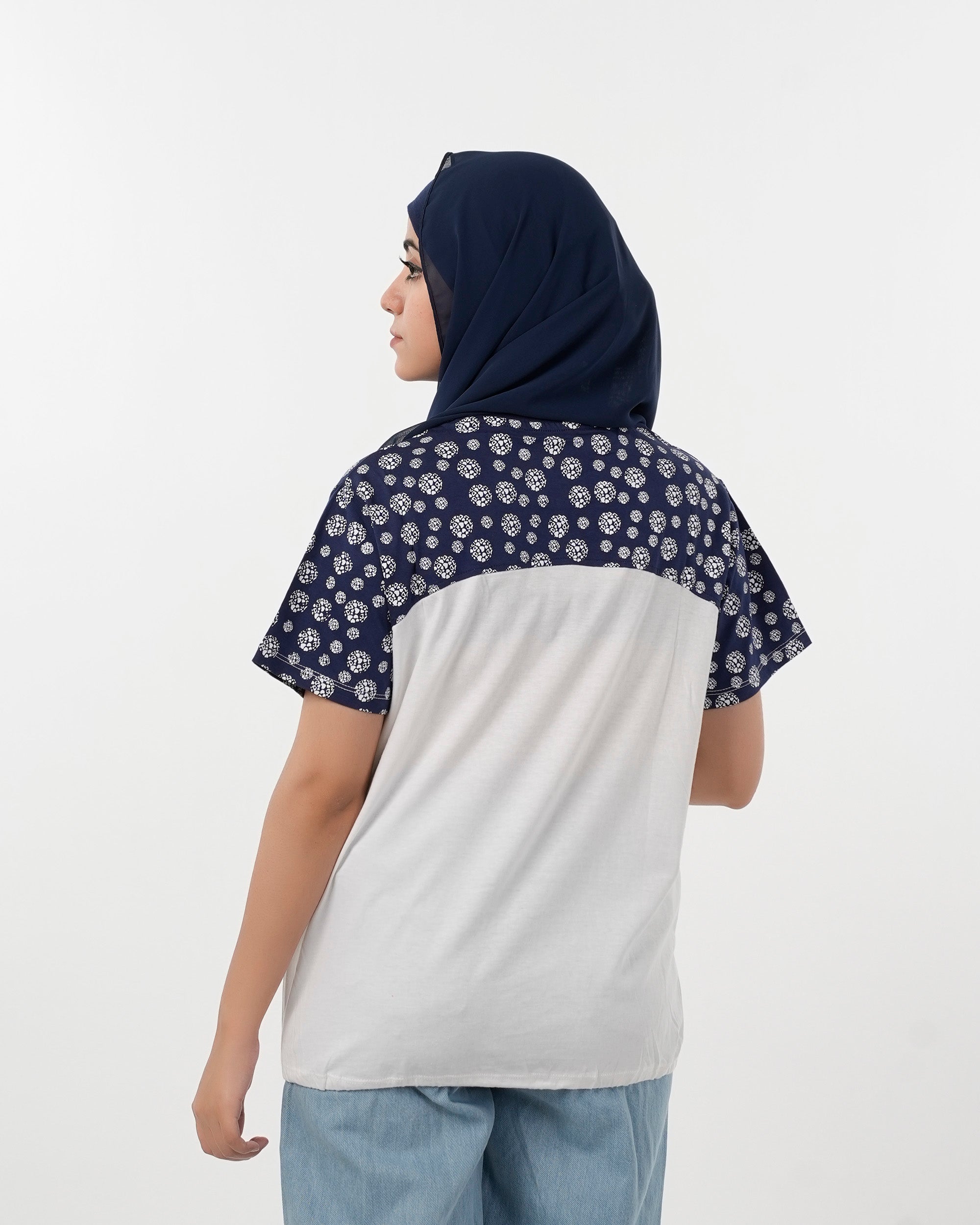 Eminent Women's Half Sleeves T-Shirt - Mid Blue, Women T-Shirts & Tops, Eminent, Chase Value