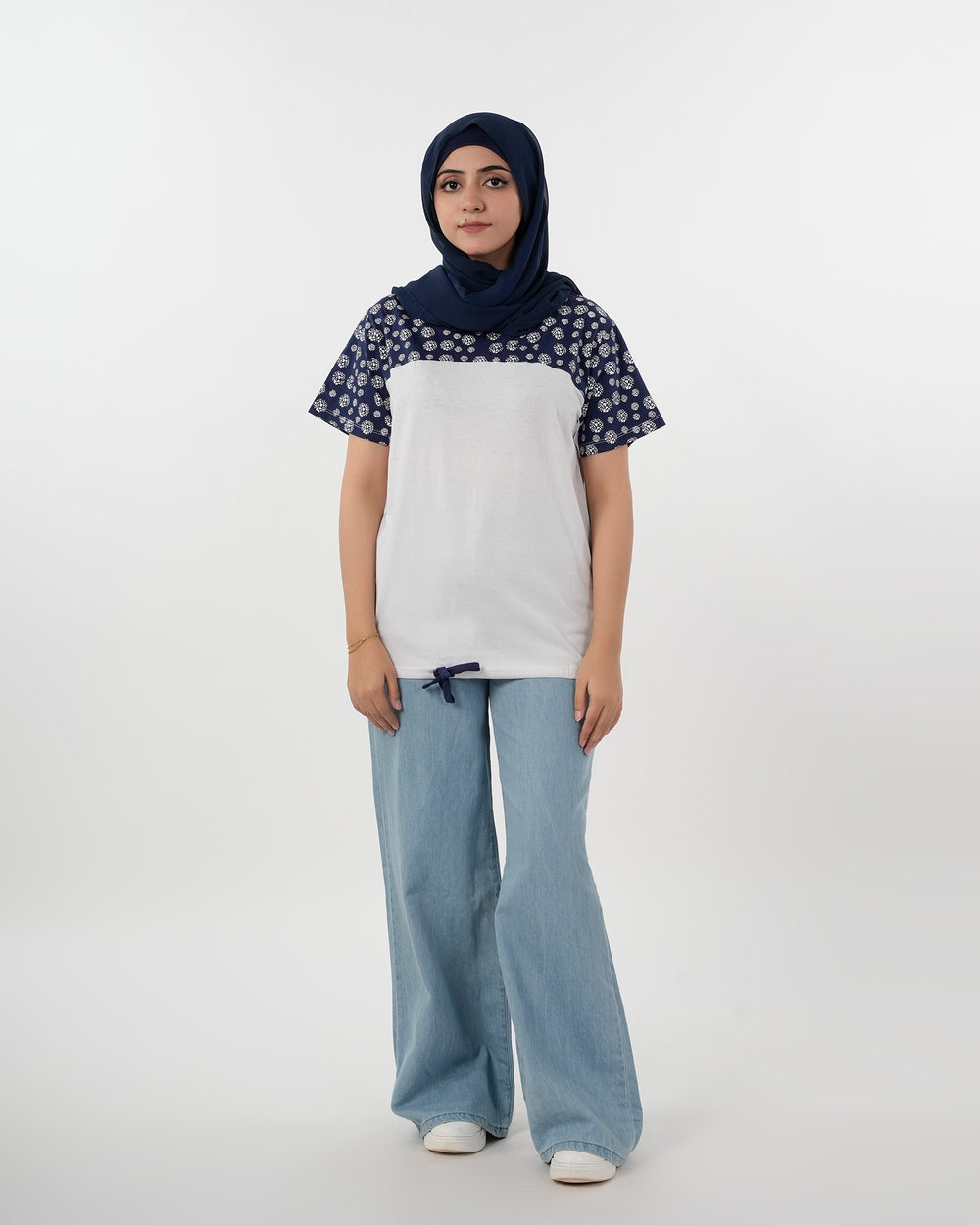 Eminent Women's Half Sleeves T-Shirt - Mid Blue, Women T-Shirts & Tops, Eminent, Chase Value